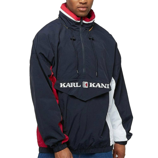Karl kani Ανδρικό αντιανεμικό μπουφάν Retro Block Windbreaker